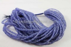 Tanzanite Faceted Roundelle Beads